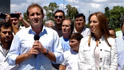 Vidal visitó La Plata e inauguró obras hidráulicas en el Arroyo El Gato