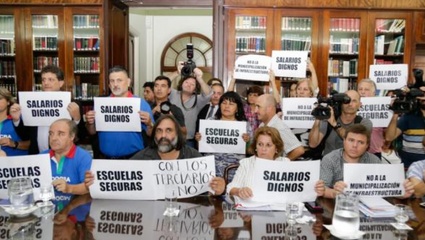 Previo a la paritaria, gremios docentes hacen responsable a Vidal por el normal comienzo de clases