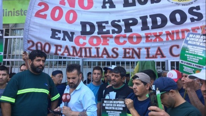 Cerró la fábrica Cofco de Lanús, dejó 195 personas en la calle y los aceiteros preparan un paro nacional