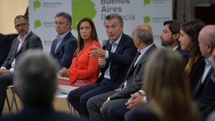 Macri asistió a la reunión de gabinete de Vidal y descartó internas de cara a la elección presidencial