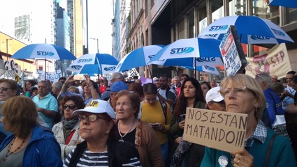 Jubilados platenses movilizaron para pedir el fin de las políticas de ajuste de Macri