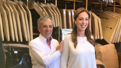Cariglino recorrió Malvinas con Vidal y dijo que "no importa como le vaya al país" sino que él vuelva a gobernar