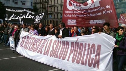 Jornada de paros en la provincia: judiciales y profesionales de la salud exigen convocatoria a paritaria a Vidal