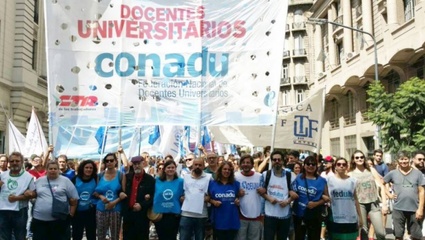 Por mayor presupuesto y paritatias, los docentes universitarios culminan 48 horas de paro