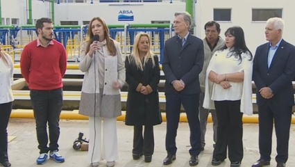 Vidal estuvo junto a Macri en Ensenada y ratificó su candidatura a Gobernadora