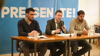 Federico Martelli presentó sus propuestas de gobierno "para fortalecer la producción y el trabajo" en La Plata