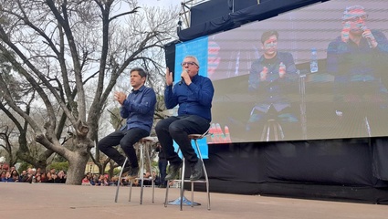 Kicillof en Tigre: "Vidal trabaja de ocultar y encubrir a su jefe Macri"