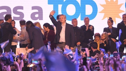 Alberto Fernández festejó su aplastante victoria en las PASO: "Venimos a crear una mejor Argentina"