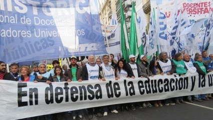 Docentes universitarios y gremios bonaerenses se suman al paro de CTERA y movilizán en protesta