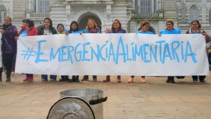 Emergencia Alimentaria: sigue el acampe de las organizaciones sociales frente a la Municipalidad