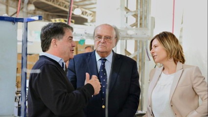 Saintout y De Mendiguren se reunieron con industriales de la ciudad en busca de un modelo de trabajo y producción
