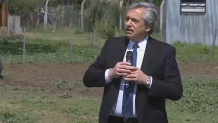 Alberto: “Me voy a poner al frente de la campaña contra el hambre en Argentina”