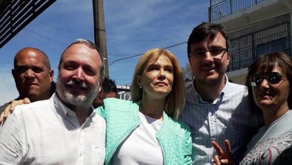 Magario recorrió Morón junto a Lucas Ghi y el Frente De Todos acelera la campaña para derrotar a Tagliaferro