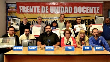 Los docentes insistieron a Vidal para que aplique la cláusula gatillo de manera mensual