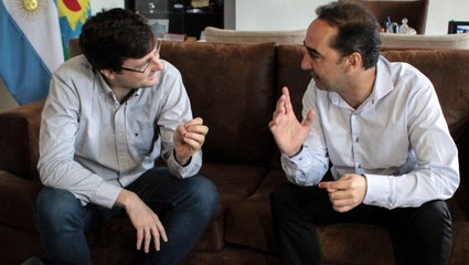 Lucas Ghi se reunió con Tagliaferro y comenzaron la transición en Morón