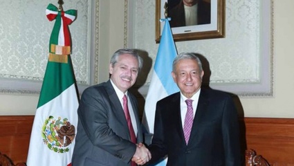 Alberto Fernández se reunió con López Obrador y acordaron reforzar las relaciones bilaterales