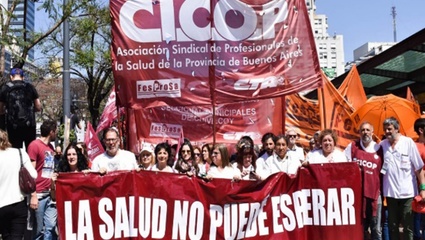 Profesionales de la salud denunciaron que Vidal incumplió con las actualizaciones salariales acordadas en la paritaria