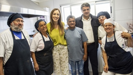 Tras blanquear que quiere ser gobernador, Vidal se mostró junto a Jorge Macri en Vicente López