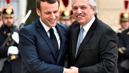 Emmanuel Macron respaldó a Alberto Fernandez y manifestó que “Francia lo acompañará y se movilizará con el FMI para ayudar a la Argentina”