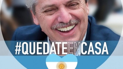 Facebook: Alberto invitó a los usuarios a usar la leyenda "Quedate en casa" en las fotos de perfil