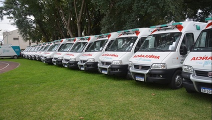 La Provincia recuperó 24 ambulancias que habían sido abandonadas por la gestión de María Eugenia Vidal