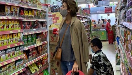 In fraganti: encontraron a Juliana Awada rompiendo la cuarentena, haciendo compras en el Barrio Chino