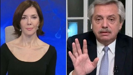 Qué dijo Cristina Pérez después del cruce que tuvo con Alberto Fernández: "Siento que nos está gobernando Cristina"