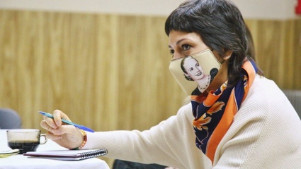 Mayra Mendoza está en aislamiento preventivo tras tener contacto estrecho con una contagiada de COVID-19
