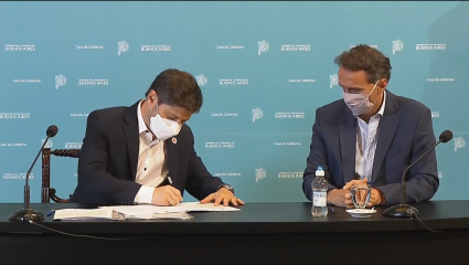 Kicillof encabezó anuncio de obras: “Son $5 mil millones aplicados a la obra pública y al empleo”