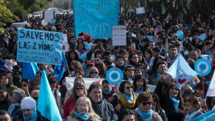 El movimiento pro vida marcha contra el proyecto para legalizar el aborto: "Va a ser una jornada donde esta voz se va a poder escuchar"