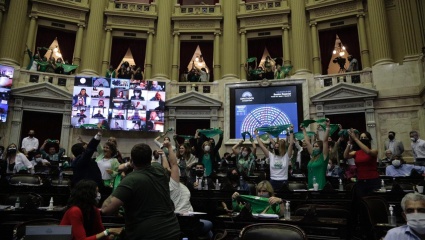 El aborto legal ya tiene media sanción y pasa al Senado para su definición
