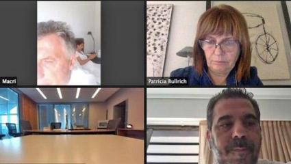 ¿Interna o error? Las suspicacias tras la viralización de la captura de Macri en ‘zoom’ desde la cama