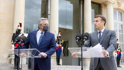 El apoyo de Emmanuel Macron a Alberto Fernández: "Francia está de su lado"
