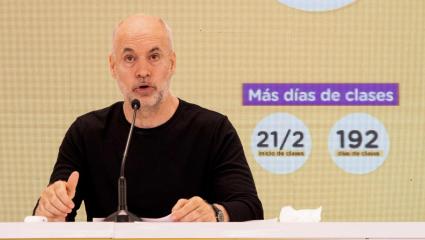 Larreta presentó el calendario escolar 2022: “Vamos a completar 192 días de clases, 12 más que lo obligatorio”