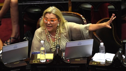 El Ojo Parlamentario:  Carrió, la embajadora