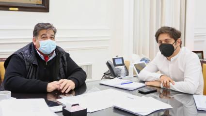 Kicillof y un intendente bonaerense buscan atraer inversiones hacia la Provincia