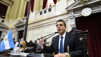 Massa: "Argentina necesita recorrer un sendero de crecimiento para poder pagar"