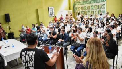 Se reinauguró en ATE Buenos Aires la tecnicatura en Enfermería, luego del freno que le había impuesto Vidal