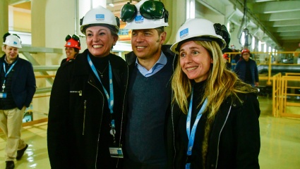 Axel Kicillof visitó el complejo donde se emplazará la central Atucha III en Zárate
