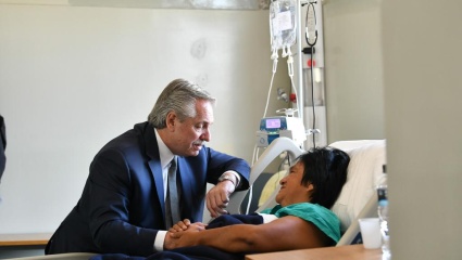 Alberto visitó a Milagro Sala: “En un Estado de Derecho la Justicia no puede funcionar como en Jujuy”