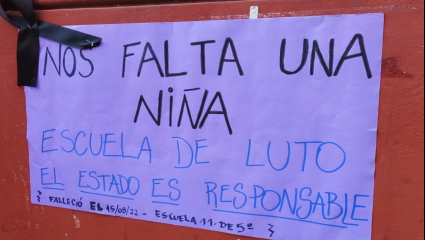 El FDT sostuvo que la muerte de la estudiante de 11 años “evidencia el abandono de las infancias en CABA”