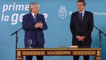 Sergio Massa juró como ministro de Economía