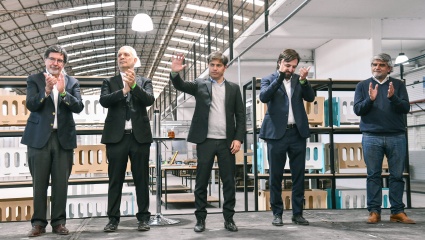 Kicillof y Alak inauguraron el Polo Industrial de la Unidad Penitenciaria N° 1 de Olmos