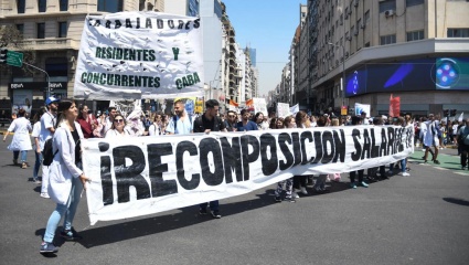 Nuevo paro y movilización de trabajadores de la salud y residentes en CABA
