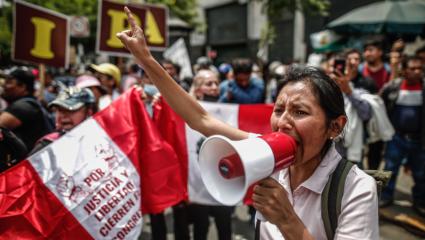 Crisis política en Perú: movilización popular y paro nacional 