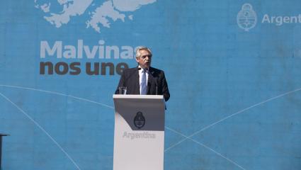 Alberto Fernández, sobre Malvinas: "Este acto de colonialismo en el siglo XIX debería avergonzar al mundo"