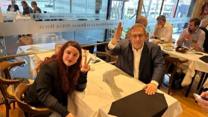 Carlos Maslatón almorzó con Ofelia Fernández: "Es una política brillante"