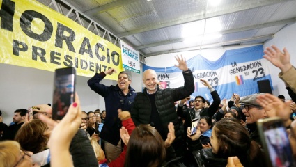 En Malvinas Argentinas, Larreta prometió “bajar los índices de inseguridad como lo hicimos en CABA”