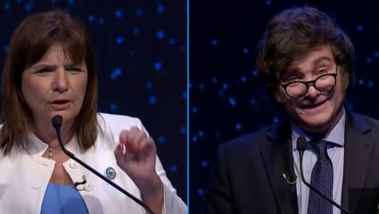 Milei acusó a Bullrich de poner “bombas en jardines de infantes” y enardeció a JxC
