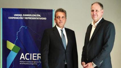 Seguridad, pobreza y justicia: los tópicos del encuentro entre Massa con ACIERA